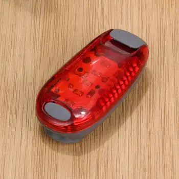 5 LED Dviračio užpakalinis žibintas Saugos Įspėjimas Žibintas Galinis Kuprinė Važiavimo Žibintai(Raudoni)