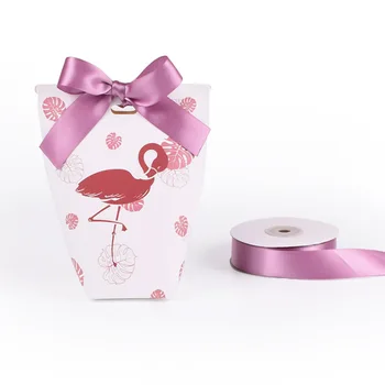 50pcs/daug Naujų Pagalvę Lauke Flamingo Lūpų Merci Juostelės Laivapriekio Pateikti Kartono Dėklas Kraft box 