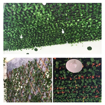 5vnt Dirbtiniai augalai Vijoklis žalias lapas Ivy vynuogių Namų Vestuvių Decora didmeninės 