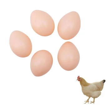 5vnt/set Kiaušinius, Modeliavimo Vištų, Paukščių, Modeliavimo Dirbtinis Dirbtiniais Netikrą Plastikiniai Kiaušiniai, Vištienos Antis, Žąsis Liukas Veisimo