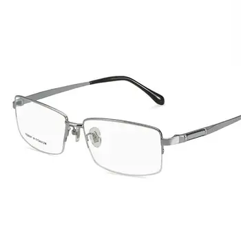 60-17-150 Aukštos kokybės Titano Apvalūs akiniai Vyrai Dizaineris Akiniai Akiniai Rėmeliai Optinių Didelis