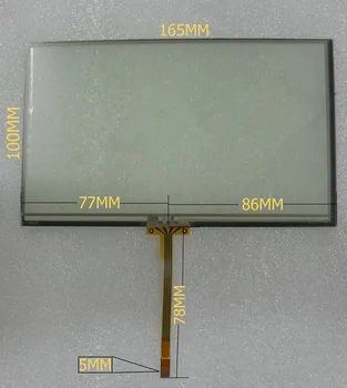 7 colių jutiklinis ekranas 165mm*100mm GPS pramonės perimetrą touch screen automobilių navigacijos urmu kainos galima derėtis