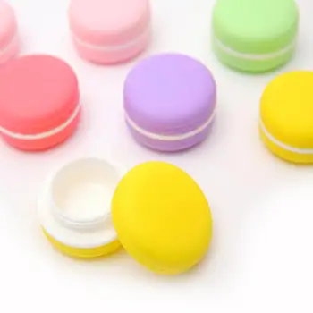 7colors Lūpų Tuščias Butelis Macaron Dėžutės pavyzdys Macaron Lūpų Butelį Kelionės Nešiojamų Lūpų Balzamas Turėtojas 