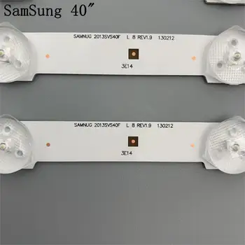 832mm LED Apšvietimo Lempa Juostelės 13 led SamSung 40inch D2GE-400SCA-R3 TV UA40F5500 2013SVS40F UE40F6400 D2GE-400SCB-R3 LCD