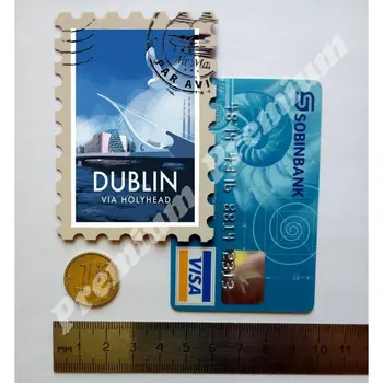 Airija suvenyrų magnetas derliaus turizmo plakatas