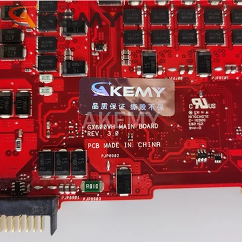 Akemy GX800VHK Plokštė I7-7820HK CPU GTX1080 16 GB vaizdo plokštė ASUS ROG GX800 GX800VH GX800VHK Nešiojamas Mainboard bandymo