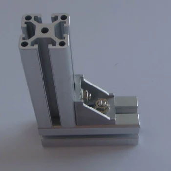 Aliuminio Profilio Laikiklis 2040 Kampe Laikiklis Gusset 2020 Serijos Aliuminio Štampavimo Profilis, kurių Įpjovos 6mm