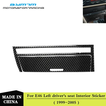 Anglies pluošto Automobilio salono cigarečių degiklio rėmas lipdukas BMW 3 Serija E46