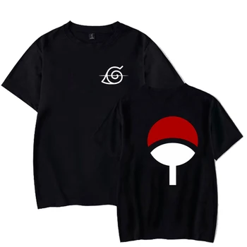 Anime Naruto Logotipą, T-marškinėliai, Unisex Cosplay Kostiumų Harajuku Atsitiktinis Viršūnes Moterys Vyrai Tee Marškinėliai Moterų Plius Dydis
