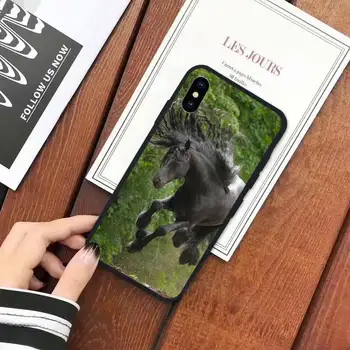 Arklių gyvūnų meno Veikia Žirgas Telefono dėklas skirtas iPhone 11 12 mini pro XS MAX 8 7 6 6S Plus X 5S SE 2020 XR