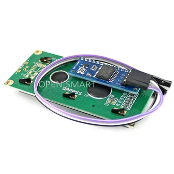 ATIDARYTI-SMART I2C / IIC LCD 1602 Ekrano Modulis su mėlynu Apšvietimu 4-Pin Kabelis Arduino / Raspberry Pi
