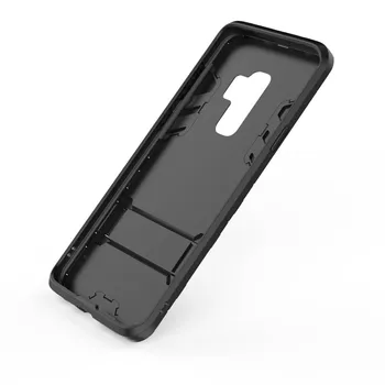 Atsparus smūgiams Šarvai stovėti Slim Cover case For Samsung Galaxy S9 S9 plus 2018 prabangus minkštas silicio gumos prekės telefono atvejais fundas