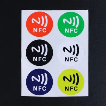 Atsparus vandeniui PET Medžiaga NFC Lipdukai Smart Klijų Ntag213 Žymes Visus Telefonus