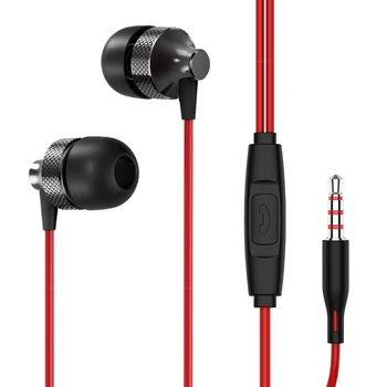Aukštos Kokybės Stereo Bass Ausines In-Ear 3.5 MM Laidinio Ausines HiFi Ausines Su Mic Už Xiaomi 