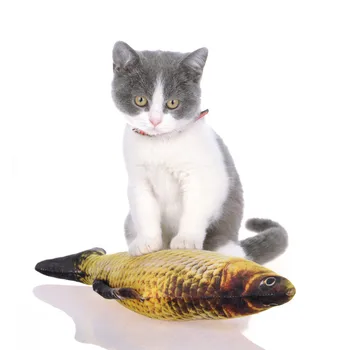 Aukštos Qualit Juokinga, Tikroviški Žuvų Formos Naminių Kačių Kačiukų Kibinimas Mielas Modeliavimas Pliušinis Įdaryta Žuvis, Žaisti Žaislas CatnipToy Pagalvę Lėlės