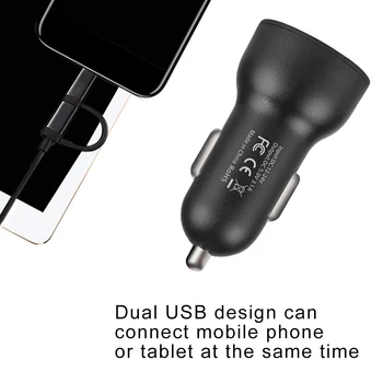 Automobilinis Įkroviklis Dual USB Ekranas 3.1 Greitas Įkroviklis Adapteris Su LED Ekranas, Universalus Mobiliojo Telefono Automobilių-Mobiliųjų Telefonų Įkroviklis