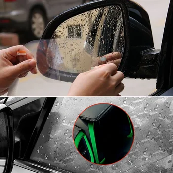 Automobilio Galinio Vaizdo Šoniniai Veidrodėliai Stiklo Rainproof Vandeniui Kino Šoninį Langą Aišku, Membrana Stabdžių Dalys