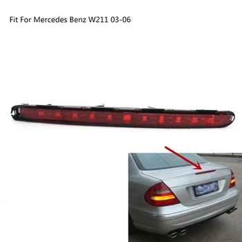 Automobilio LED TREČIAS STOP-STABDŽIŲ LEMPOS ŠVIESA Tinka Mercedes Benz W211 03-06 211856