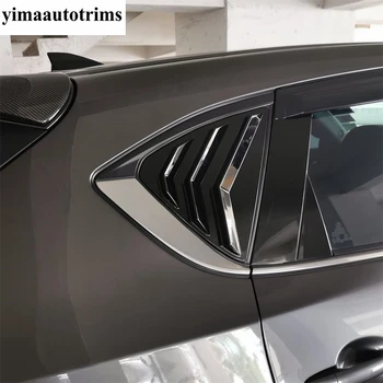 Automobilių Galinių Šoninių Langų Žaliuzės Užrakto Angos Dangtelio Apdaila Tinka Mazda CX-5 2017 - 2020 Anglies Pluošto Išvaizdą / Juoda Išorė Remonto Rinkinys