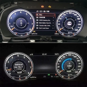 Automobilių Prietaisų skydelis Spidometras Gabaritų Prietaisų Skydelio LCD Monitorius Km Volkswagen VW Atlas Teramont 2017 2018 2019 2020