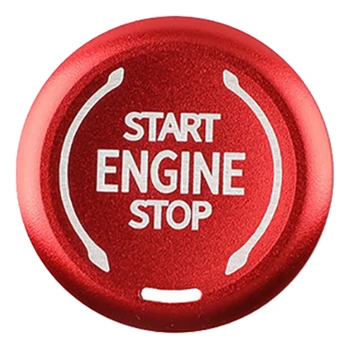 Automobilių Start Stop Variklio Dangtelio Mygtuką Žiedas Stiliaus Lipdukai Padengti Cadillac CT4 CT5 XT4 XT6 Priedai