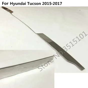 Automobilių Stick Nerūdijančio Plieno Galinės Durys, Bagažinės Dangtis, Bamperis Rėmo Plokštės Apdaila Lemputė Bagažo Skyriaus Dangtis Hyundai Tucson 2016 2017 2018