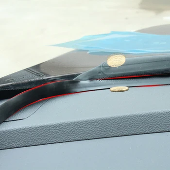 Automobilių stilius Tinka Kia Forte 2009-2018 Anti-Triukšmo garso izoliacija apsauga nuo dulkių Automobilio prietaisų Skydelyje priekinio Stiklo Sandarinimo Juostų Auto Priedai