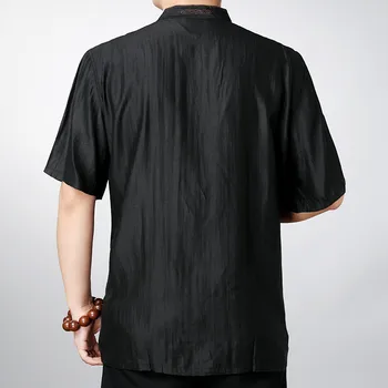Azazel 200% Šilko Marškinėliai Vyrams Vasaros Black Marškinėliai Vyrams Prarasti Vintage Drabužių Plius Dydžio Palaidinė Aukštos Kokybės Chemise Homme 8025