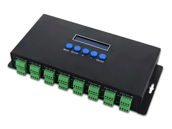 BC-216 Artnet į SPI/DMX pikselių šviesos valdiklis;Eternet protokolo rašymas;340pixels*16CH+ dviejų uostų(2X512 Kanalų)produkcija;