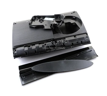 Black pilnas Korpusas Atveju PS3 Super Slim 4000 4XXX Konsolės Korpuso Dangtelio