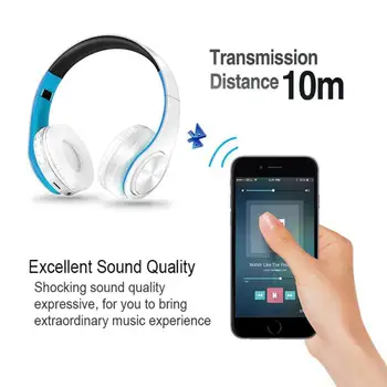 Bluetooth Ausinės, Stereo Sporto Prijungti laisvų Rankų įrangą Su Mikrofonu / TF Kortelė Ausinės Mobiliosios Muzikos