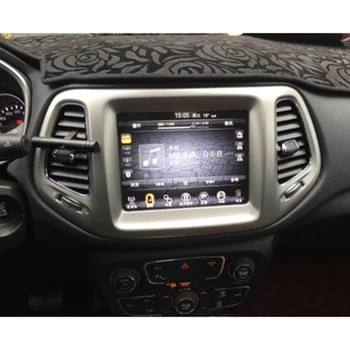 Buendeer 8.4 colių GPS Full Screen Protector Apsauginė Plėvelė Jeep Grand Cherokee SRT Kompasas 2017 2018 Ekrano Plieno Apsaugoti