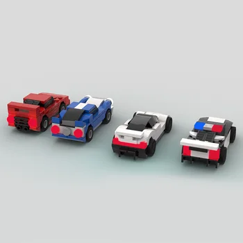 BuildMoc Mini Bloko Filmą, Animacinį Lenktynių Automobilių Diamond Mūrinis Pastatas Blokų Veiksmų Skaičiai Švietimo Žaislai, 1:55 Masto Vaikams