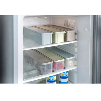 Buitiniai Šaldytuvai Laikymo Dėžutė Su Dangčiu Plastikinius Stalčių Namų Virtuvės Reikmenys Vaisių Konteinerių Organizatorius Dėžutę