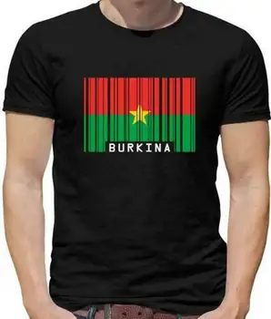Burkina Faso Vėliava T Shirt Mens Uagadugu Šalyje, Afrika, Kelionės Vėliavas