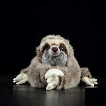 Candice guo pliušinis žaislas įdaryti lėlės animacinių filmų gyvūnų modeliavimas Tinginys medžio lokys Folivora Bradypus gimtadienio dovana 1pc