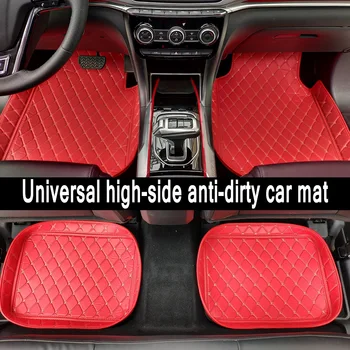 CARFUNNY Universaliųjų Automobilių grindų kilimėliai RHD/LHD Mitsubishi Oulander Pajero sport Ulonas ASX Galant automobilio stilius kiliminė danga, grindų kilimėliai