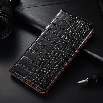 Case for Samsung Galaxy S10 Lite A91 Krokodilas modelio natūralios Odos Apversti piniginės Dangtelį Galaxy Note 10 Lite A81 Telefonas atvejų