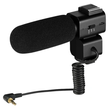 CM-520 Mono Mikrofonas NCR Triukšmo Mažinimo Pikapas Išorinis Mikrofonas SLR Fotoaparatai,Telefonai, Fotoaparatai