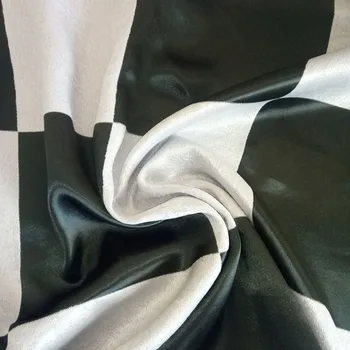 Custom paprasta šiuolaikinės juoda ir pilkas pledas staltiesė įvairių dydžių lentelės, audinio nemokamas pristatymas