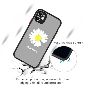 Daisy Telefono dėklas Skirtas iPhone 11 Pro Max 7 8 6 6s Plus SE 2020 Skaidri Tapyba 