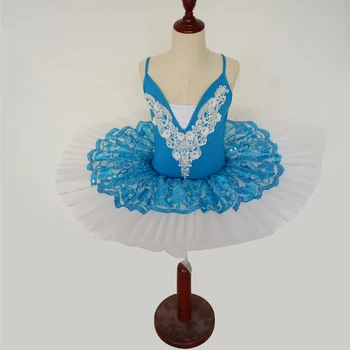 Dangus Mėlynas profesionalių baleto mdc vaikas swan profesinės tutu vaikams baleto tutu suknelė mergina ballett