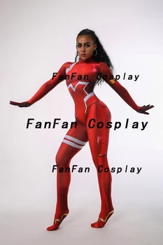 DARLING į FRANXX 02 Nulis Du Cosplay Kostiumų 3D Spausdinimo Spandex Zentai Bodysuit Anime Jumpsuit Helovinas kostiumas Karšto Pardavimo