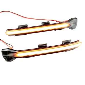 Dinaminis Indikatorių LED Posūkio Signalo Rline Veidrodėlio Lemputė 2 Režimai VW Golf MK7 7 GTI R GRNT 7.5 GTI R Sportsvan Touran L II Lamando