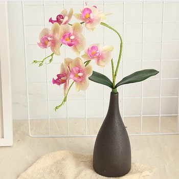 Dirbtinių Drugelių Orchidėja Šilko Gėlių Gėlių Kamieninių Šalis Vestuvių Namų Dekoro Pro