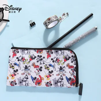 Disney Įgaliotas Mickey Mouse Nešiojamų Saugojimo Krepšys Su Užtrauktuku Lauko Kelionės, Tualetinių Reikmenų Krepšys Kaukė Kosmetikos Saugojimo Krepšys Sankabos