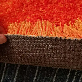 Durų kilimėlis ne slydimui, skalbti oranžinės spalvos naktiniai arba drabužinė gauruotas kilimas automobilio kilimėlis gali būti apkarpytos namų pliušinis kilimas
