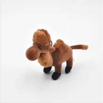 Dykumą kupranugaris key chain pliušinis mažas pakabukas lėlės įdaryti gyvūnams, vaikams, žaislai, namų puošybai kūrybos maišelį pakabukas lėlės