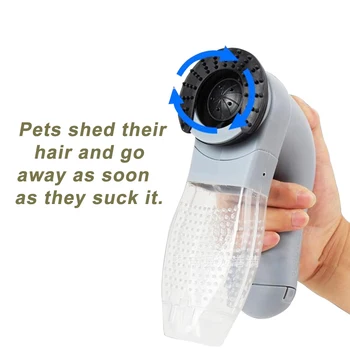 Elektros Pet Vacuum Cleaner Kačių Ir Šunų Kailių Plaukų Valiklis Mažylis Kailio Žoliapjovės Mašina Viliojimo Įrankį, Šuo Naminių Reikmenys 3