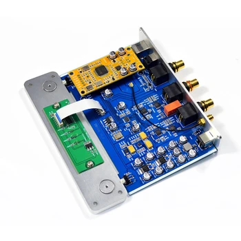 ES9038 Q2M VPK Dekoderis Pluošto Įkalbinėti USB Bluetooth 5.0 Hifi Stiprintuvas o MUMS Plug